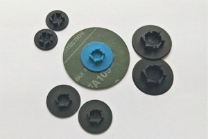 QUICK CHANGE DISC PLASTIC BUTTON